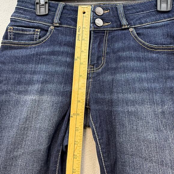 BKE Denim Jeans Women's 27R (4) Dark Blue Stella Mid-Rise Skinny Preppy EUC - Picture 11 of 13